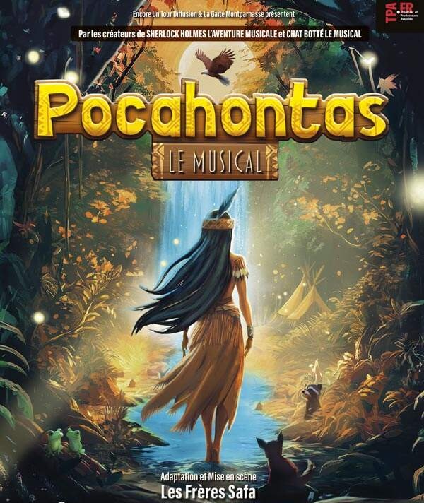 Pocahontas, une nouvelle comédie musicale des Frères Safa à la Gaîté Rive Gauche à Paris en 2025