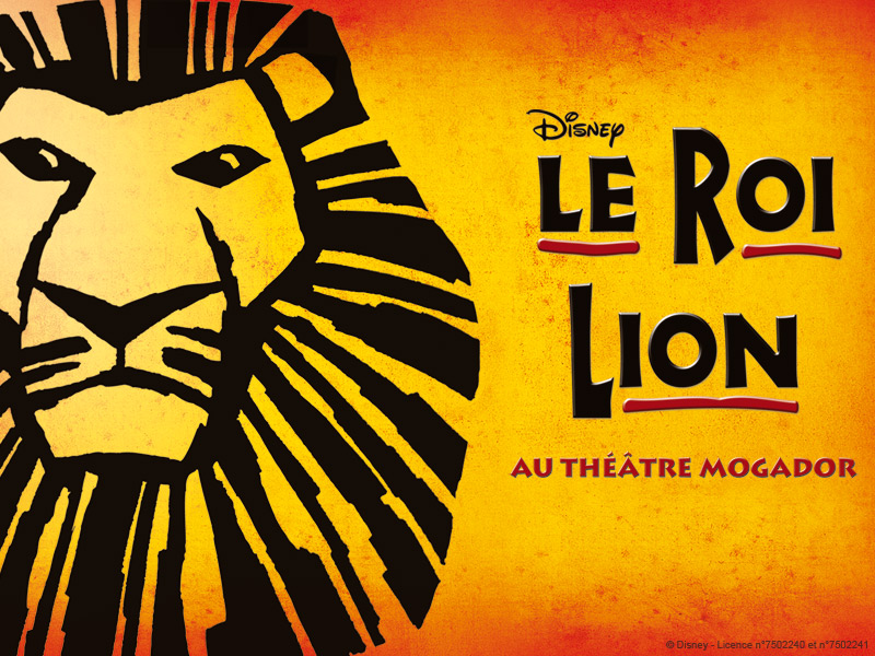 The Lion King at the Mogador Theater Christmas gifts musical