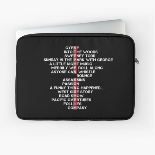 Stephen Sondheim's Best Musicals Laptop Sleeve