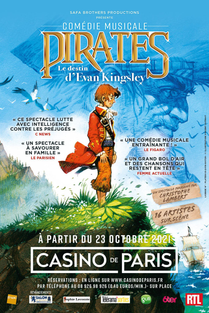 La comédie musicale Pirates est de retour à Paris à partir du 23 octobre 2021.