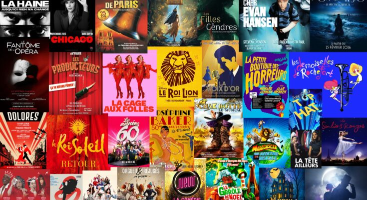 Les comédies musicales à voir à Paris en 2025 et 2026