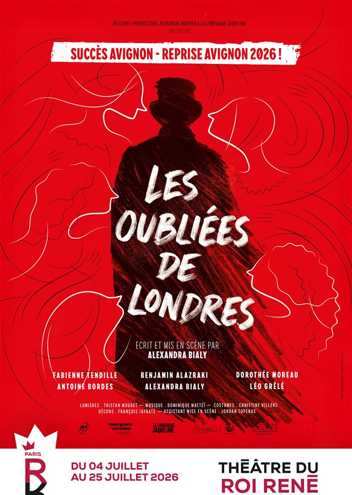 Les oubliées de Londres au Théâtre du Roi René du 4 au 25 juillet à 15h45